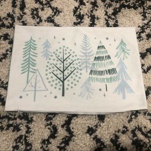 Decocrated 2020 Winter Accent Pillow Cover Snowy Trees